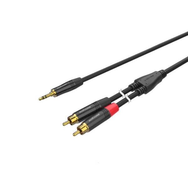 ROXTONE JACK 3,5mm STEREO / 2x RCA 1m