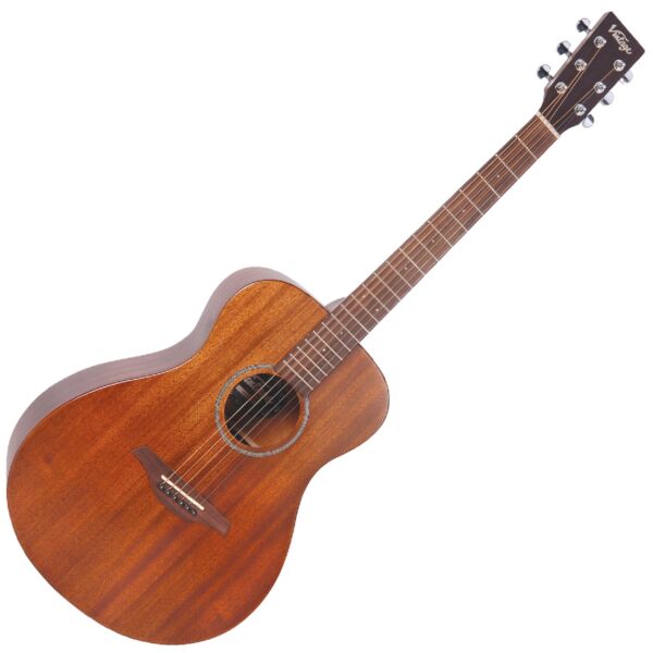VINTAGE FOLK GUITAR- SOLID TOP-  MAHOGANY SERIES
