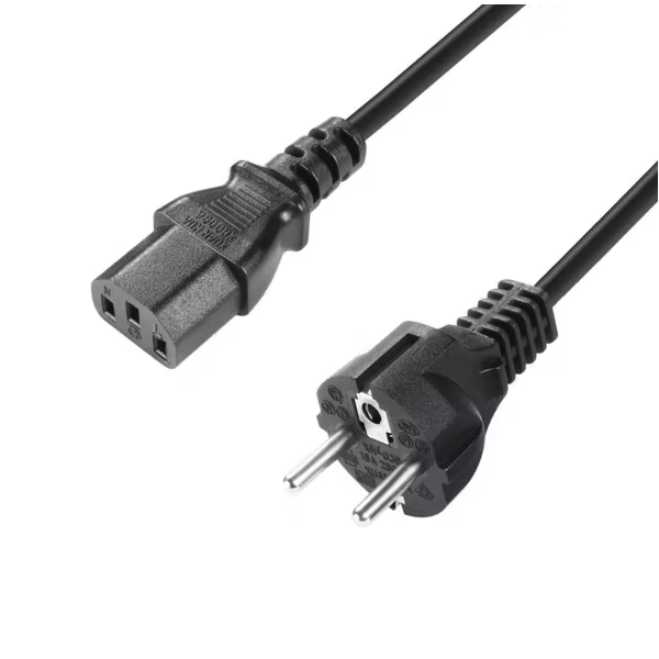 cable de alimentación de 2 mts para teclados, altavoces, amplificadores