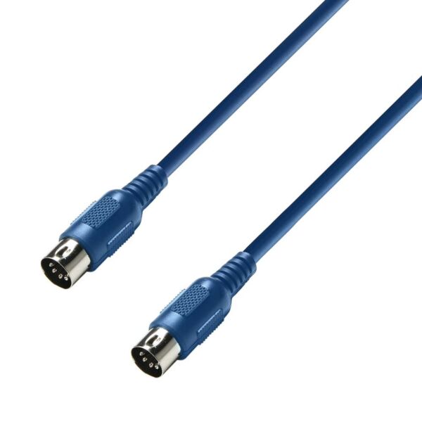 Adam Hall Cable MIDI 3m Azul