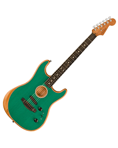 FENDER LIMITED AM ACOUSTASONIC STRAT AQUA TEAL